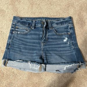 Denim shorts